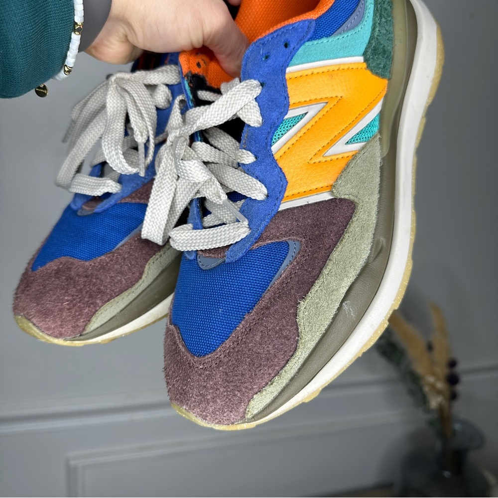 New Balance NB 57/40 Cobalt Marigold Dark Camo M5740TRB Mens 8.5 - Picture 7 of 11